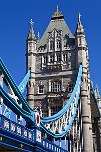 伦敦塔桥景点开端历史性地标城市旅行观光游客建筑学历史图片