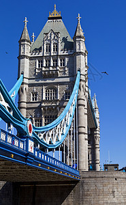 伦敦塔桥飞行吸引力建筑学历史英语旅行景点旅游城市游客图片