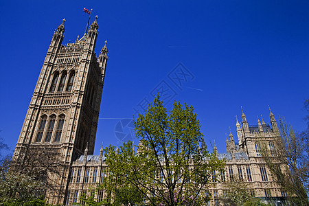 伦敦的议会众议院会议观光旗帜时间历史地标英语金子城市建筑学景点图片