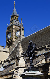 奥利弗·克伦威尔 议会众议院外的雕像图片