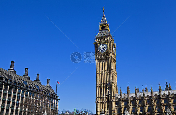 伦敦的议会两院会议图片