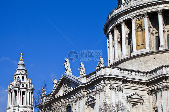 伦敦圣保罗大教堂历史性建筑学旅游宗教城市景点教会地标旅行观光图片