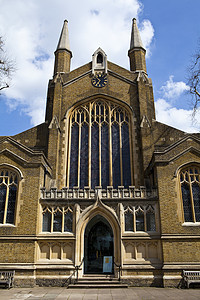 伦敦圣约翰教会海德公园建筑学教区地标历史教堂观光旅行建筑尖塔英语图片