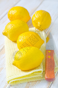 新鲜柠檬橙子食物防腐剂小吃收成维生素生产水果味道营养图片