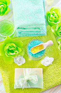 海盐和肥皂淋浴化妆品卫生按摩喷壶芳香擦洗毛巾治疗产品图片