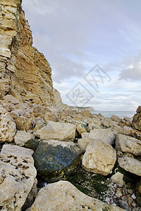 阿尔加尔夫自然海岸线场景海岸支撑假期岩石蓝色海洋旅行卵石沿海图片