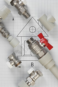 管道布设装置维修龙头夹头活力阀门导管治具家庭下水道配件图片