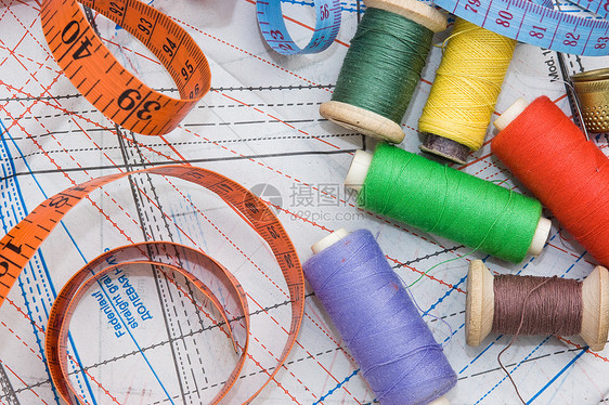 缝线针线活宏观手工缝纫爱好配饰环形裁缝织物工具图片
