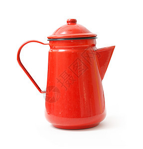 红茶壶家庭厨具白色厨房摄影红色食物金属咖啡图片