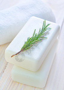 白肥皂迷迭香营养身体玻璃清洁剂草本植物卫生国家高架水疗图片