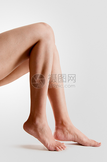 女脚女性骨头修脚身体脚趾白色图片