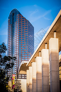 北卡罗来纳州上城夏洛特天线住宅区全景建筑风景观光建筑学旅行城市市中心都市图片