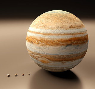 月亮为空的木星木星图片