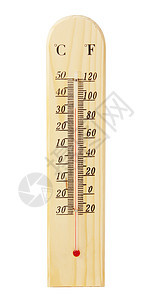 木制温度计气候指标天气气象数字乐器工具温度木头红色图片
