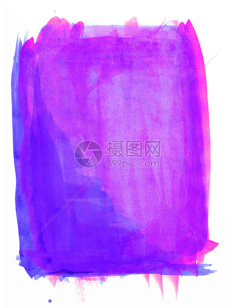 紫色框架背景纹理风化创造力水彩拉丝效果元素设计插图颗粒状绘画图片