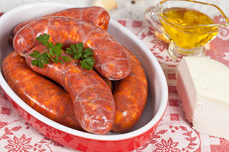 拉法意大利香肠猪肉辣椒牛肉热量红色食物午餐营养图片