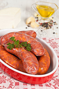 拉法意大利香肠营养午餐食物热量牛肉红色猪肉辣椒图片