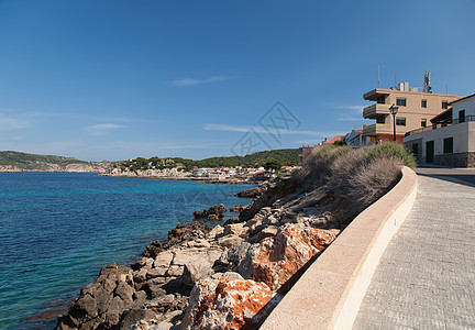 西班牙马洛卡岛 地中海观点天空海岸线海景旅行海滩假期风景图片