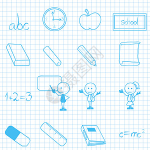 学校图标墙纸老师艺术品角色幼儿园插图方程粉笔字母网络图片