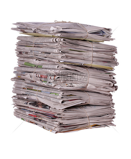 堆叠的报纸图片