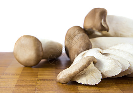 牡蛎王蘑菇国王食物棕色蔬菜牡蛎植物砧板图片