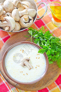 豆汤检查胡椒粒饮食午餐蔬菜桌布液体食物奶油白浪图片