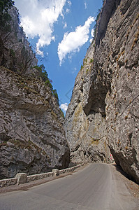 比卡兹峡谷蓝色森林地标地质学旅游街道风景假期天空吸引力图片