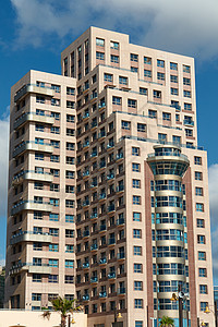 现代设计 豪华公寓公寓共居旅馆天空房子投资旅行建筑学窗户阳台场景城市商业图片