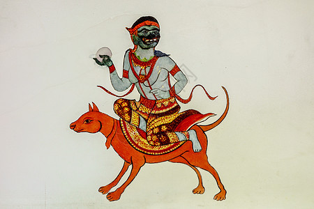 沙丁语装饰星座戒指红色环形动物十二生肖古董金子棕色图片