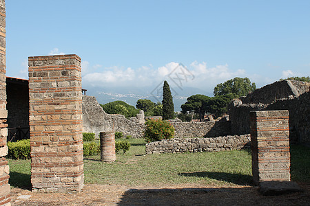罗马遗骨考古学古建筑旅游废墟背景图片