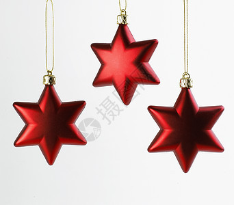 圣诞三星红色饰品瀑布星形颜色紫色图片