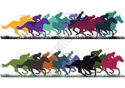 马骑马赛骑兵骑师短跑跑步速度竞争种马马术女人运动图片