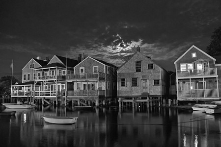 马萨诸塞州南塔基特海岸村庄池塘小丘波浪旅行钓鱼蓝色码头港口鳕鱼图片