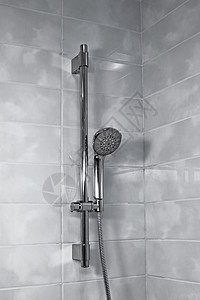 阵雨器卫生间淋浴浴缸龙头洗涤合金金属喷头管道白色图片