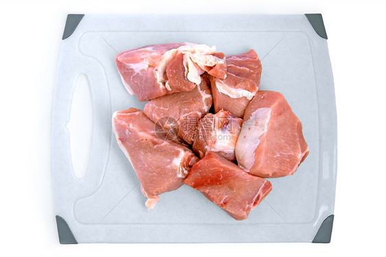 猪肉切片塑料红色木板产品图片