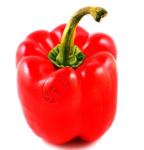 白色背景的胡椒重量烹饪减肥辣椒红色网络膳食管理营养食物图片