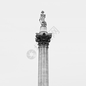 纳尔逊专栏 伦敦正方形柱子纪念碑地标雕塑王国英语雕像图片