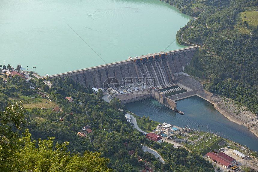 秘鲁Cac大坝 水力发电站电源线工厂活力环境保护发电厂水电站技术人工湖涡轮图片