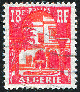 巴尔多博物馆帕迪奥邮件邮戳喷泉明信片邮票院子历史性热带历史大厦图片