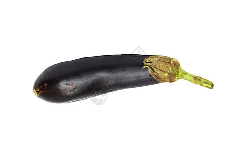 Aubergine 孤立在白色上营养植物市场蔬菜果汁花园水平晚餐食物生产图片