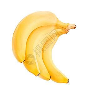 香蕉水果热带白色营养小吃团体饮食食物黄色图片