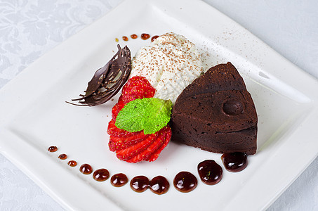巧克力法兰食谱焦糖糕点营养美食糖果蛋糕馅饼食物餐厅图片