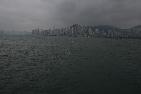 从星际大道上看到的香港天线建筑高层建筑海洋天际港口船舶摩天大楼城市建筑学静水体图片