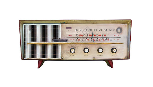 旧的孤立无线电台岩石音乐网格木头纽扣海浪展示播送短波短路图片