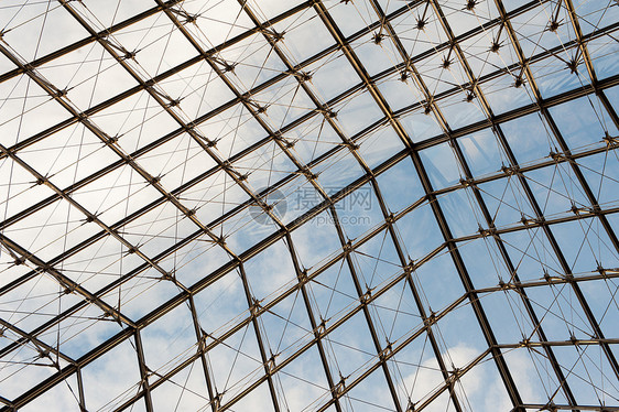 玻璃屋顶建造绳索建筑天花板建筑学图片