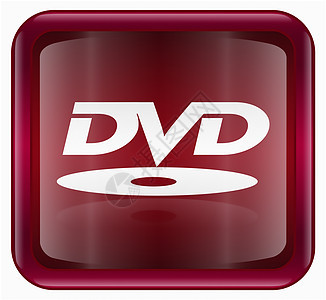 DVD 图标暗红色图片