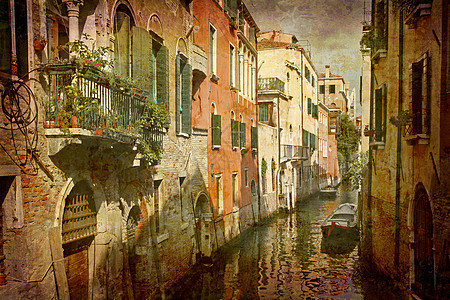 宁静的运河威尼斯图片
