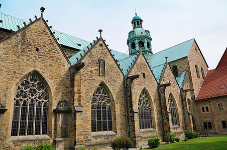 德国希尔代海大教堂旅游文化遗产风景古迹世界遗产建筑历史教会都市图片