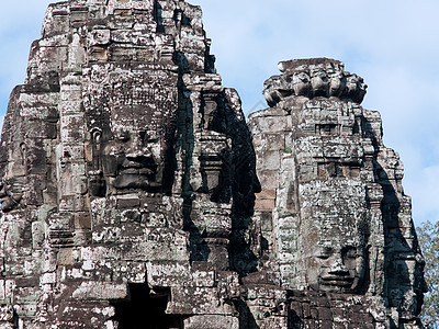 柬埔寨吴哥托姆的Bayon寺庙图片