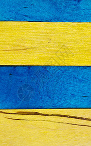 蓝木和黄木背景五图片
